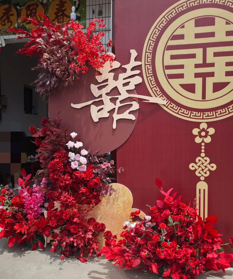 婚庆布置花艺真假对比实拍