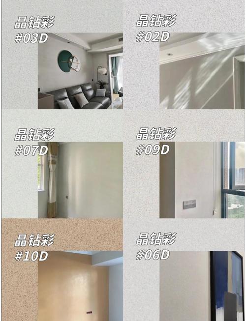 不同过滤细度涂料家装上墙效果对比