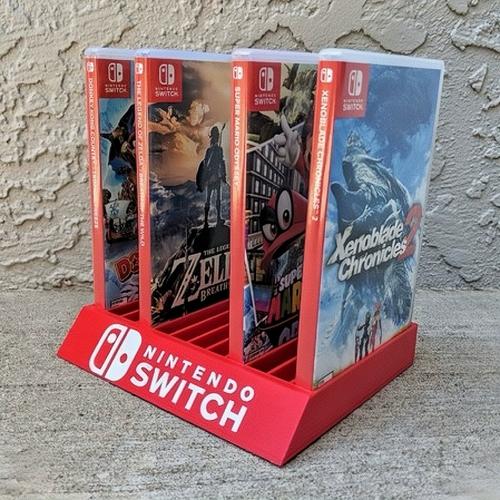 任天堂Switch游戏实体卡带收纳盒展示