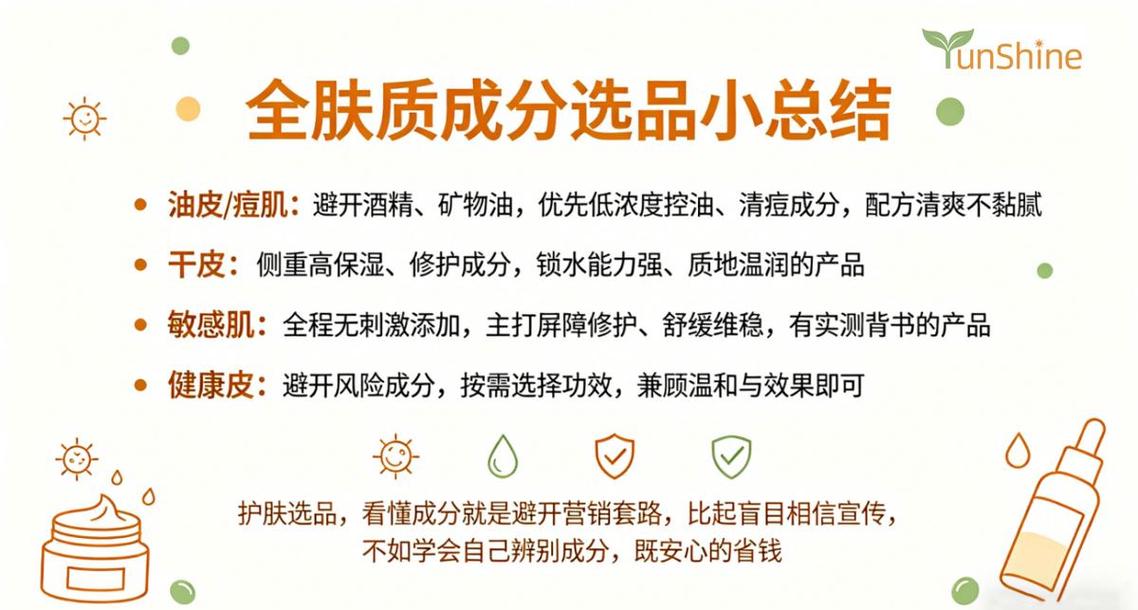 拿到一瓶新护肤品,按这个思路筛