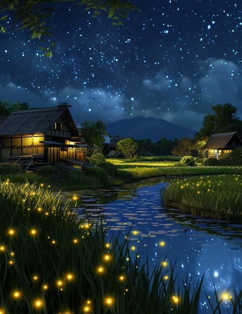 日本萤狩节场景