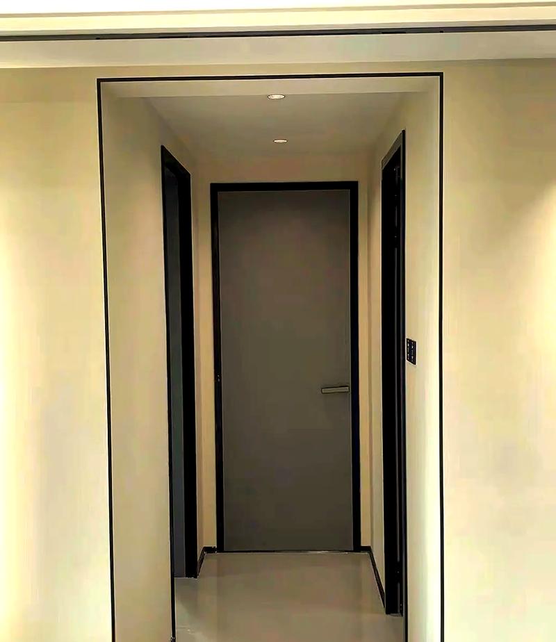 小户型窄边烫金装饰条安装实景