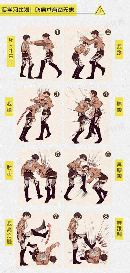 反向操作的防身步骤