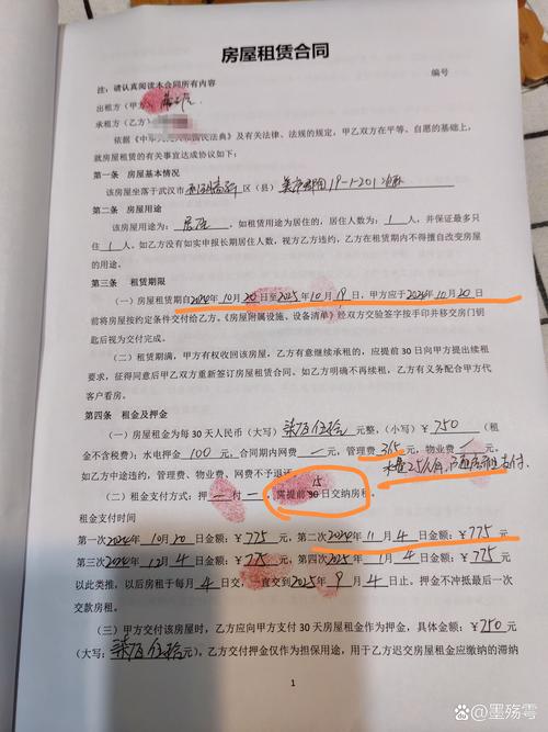 毕业生在租房合同上签字特写微笑