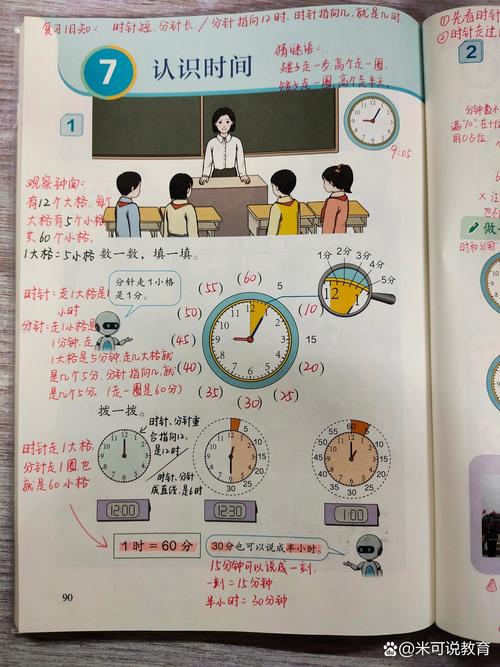 数学教师备课本上的课时时间标注页
