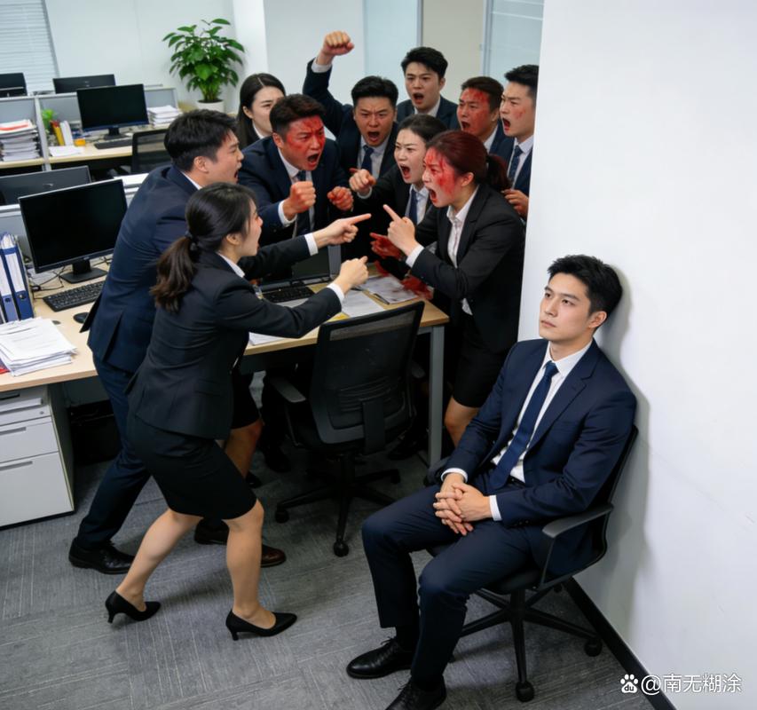 团队信任危机时同事怀疑的眼神