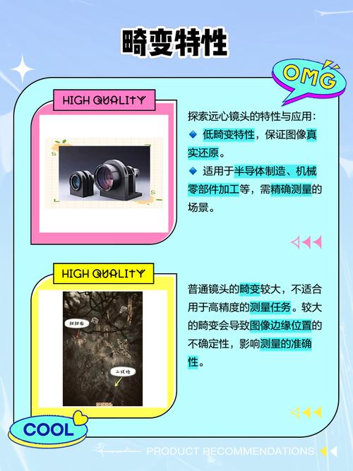 远心镜头与普通镜头成像差异对比图