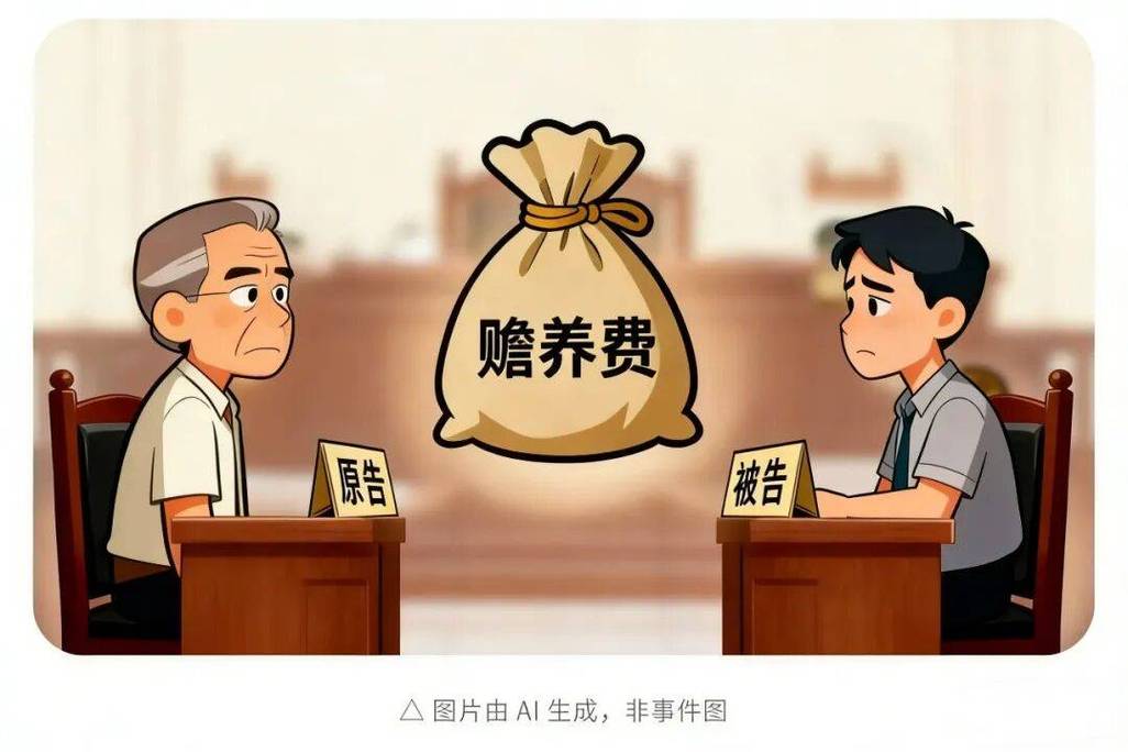 赡养费纠纷常见误区法律宣传图