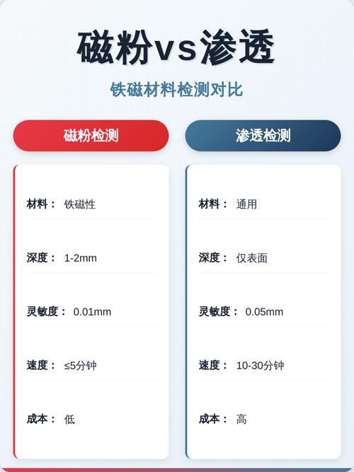 渗透检测和磁粉检测，该怎么选？
