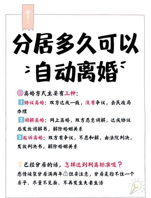 真要分居,你得记住这三件事