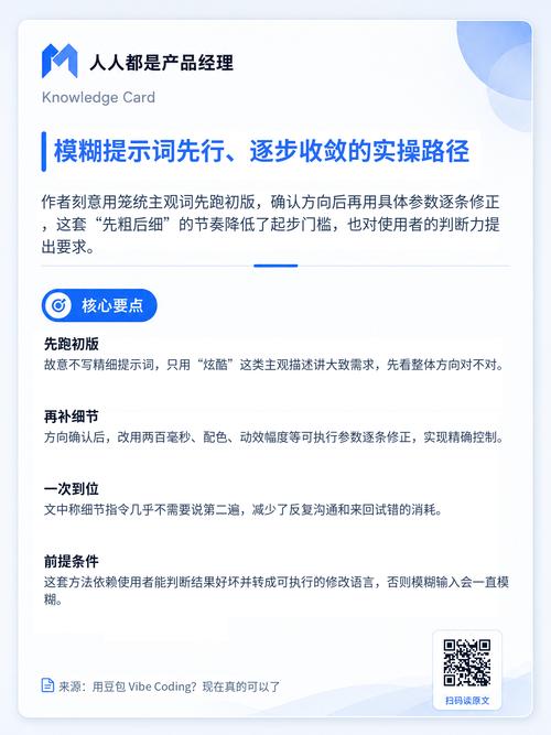 提示词从模糊到精准对比示意图