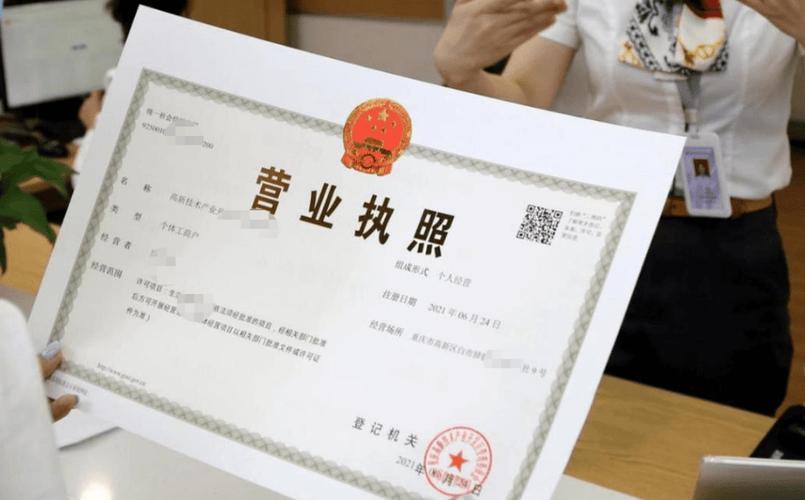 个人独资企业营业执照正本副本示意图