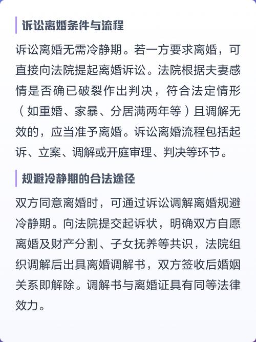 离婚冷静期协议离婚诉讼离婚区别对比表