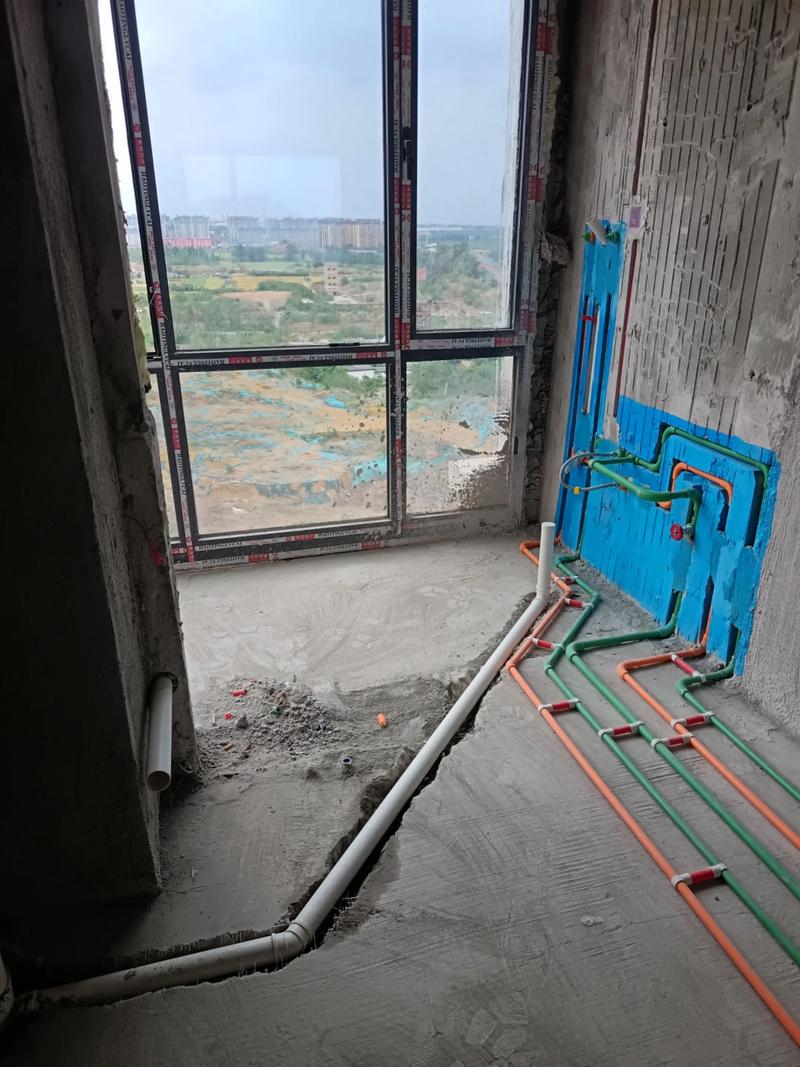 简约风格水电预埋线管隐藏式施工实景