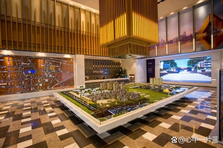 南京新建商品房期房售楼处沙盘实景