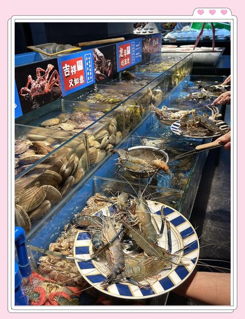 自助餐厅海鲜档口新鲜度对比