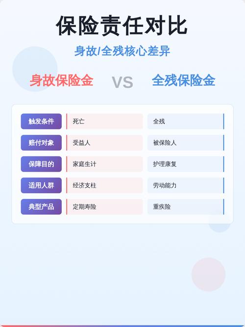 人寿保险全残责任条款核心要点标注图