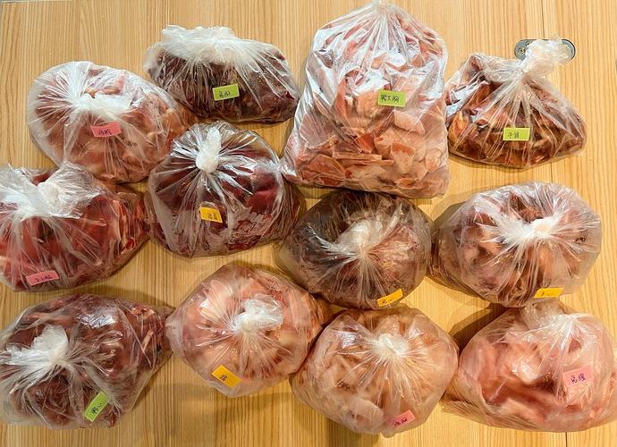 家庭冰箱生骨肉分装实拍