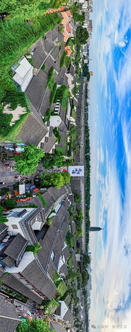 南京老门东窄巷掌心无人机航拍金桂