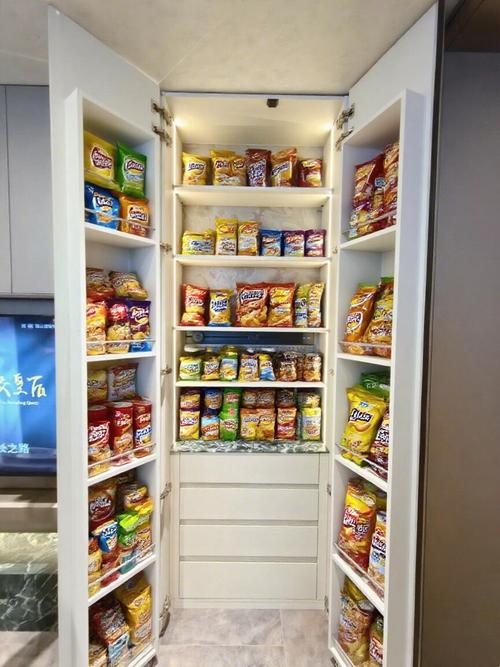 家用客厅零食分类储存摆放图