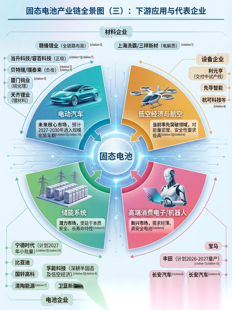全球固态电池车企产业链布局图谱