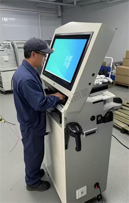 机加工车间壁挂式车间数据采集终端安装实景图