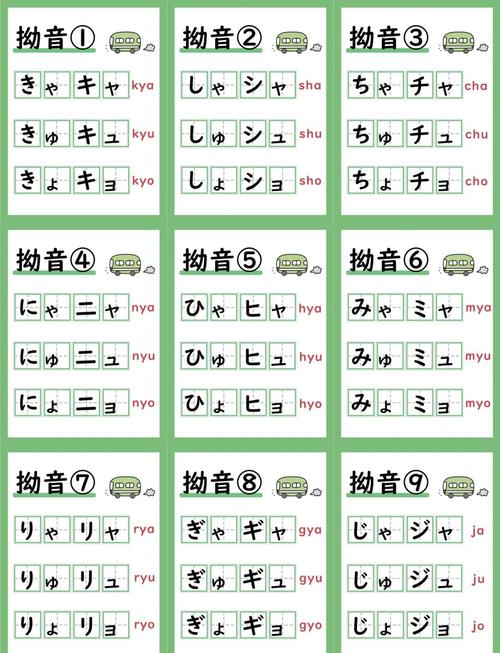 日语自学发音纠音口型对照笔记