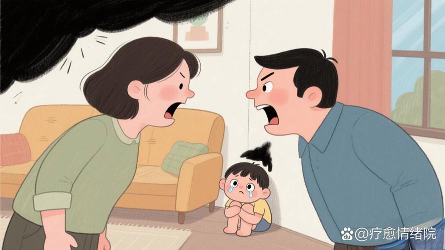原生家庭代际传递情绪失控场景插图