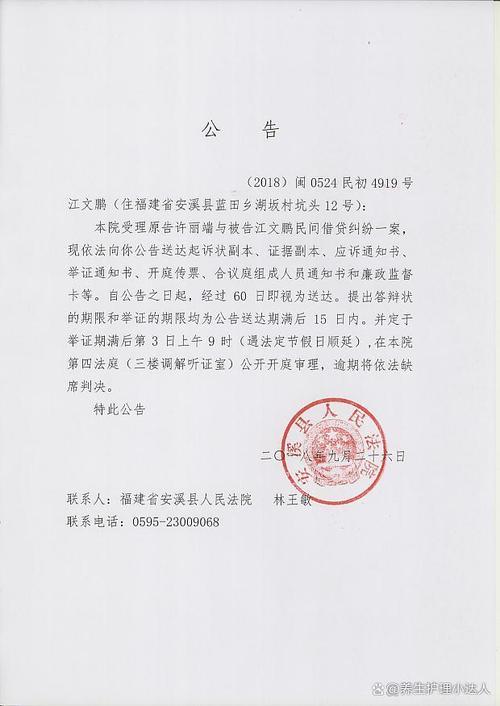 法院传票与离婚财产分割材料 桌面实拍