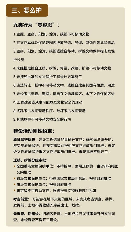 不可移动文物擅自拆除处罚条文公示牌