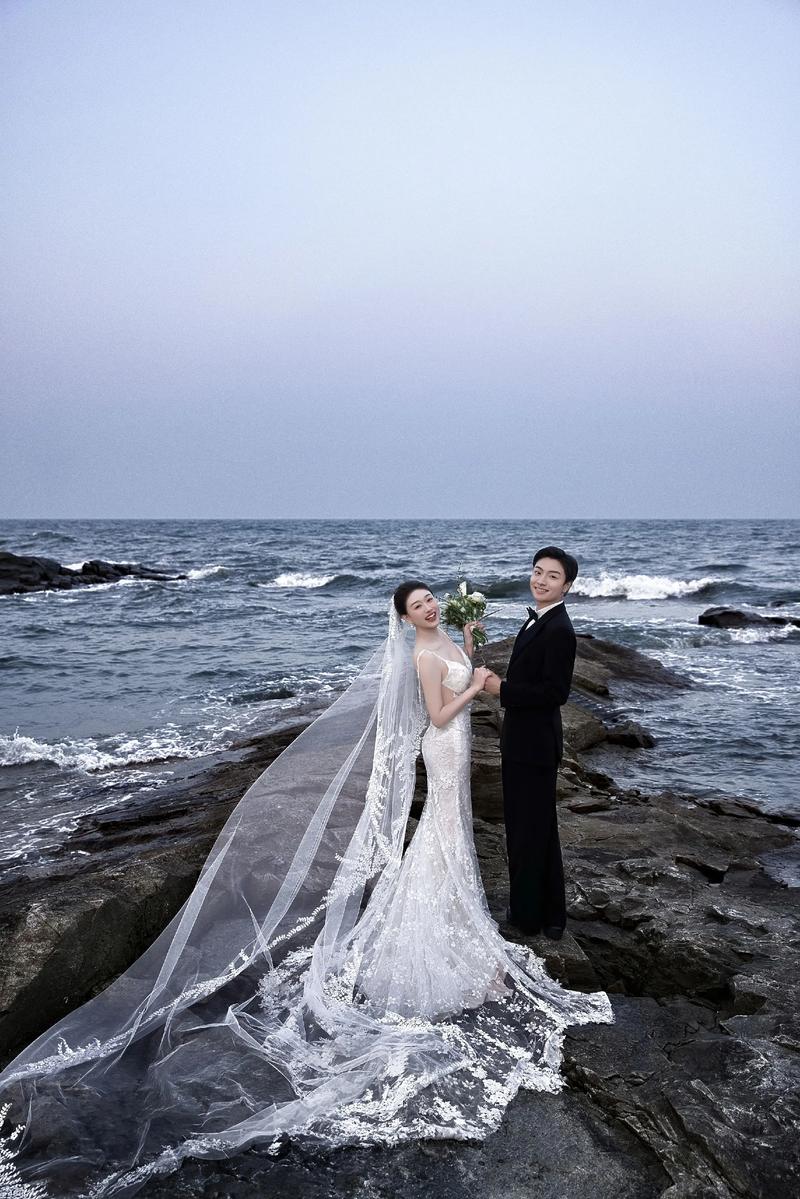 海边婚纱照拍摄避开人群的取景技巧