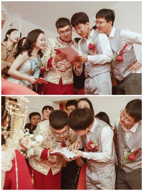 婚礼策划师与新人沟通细节场景