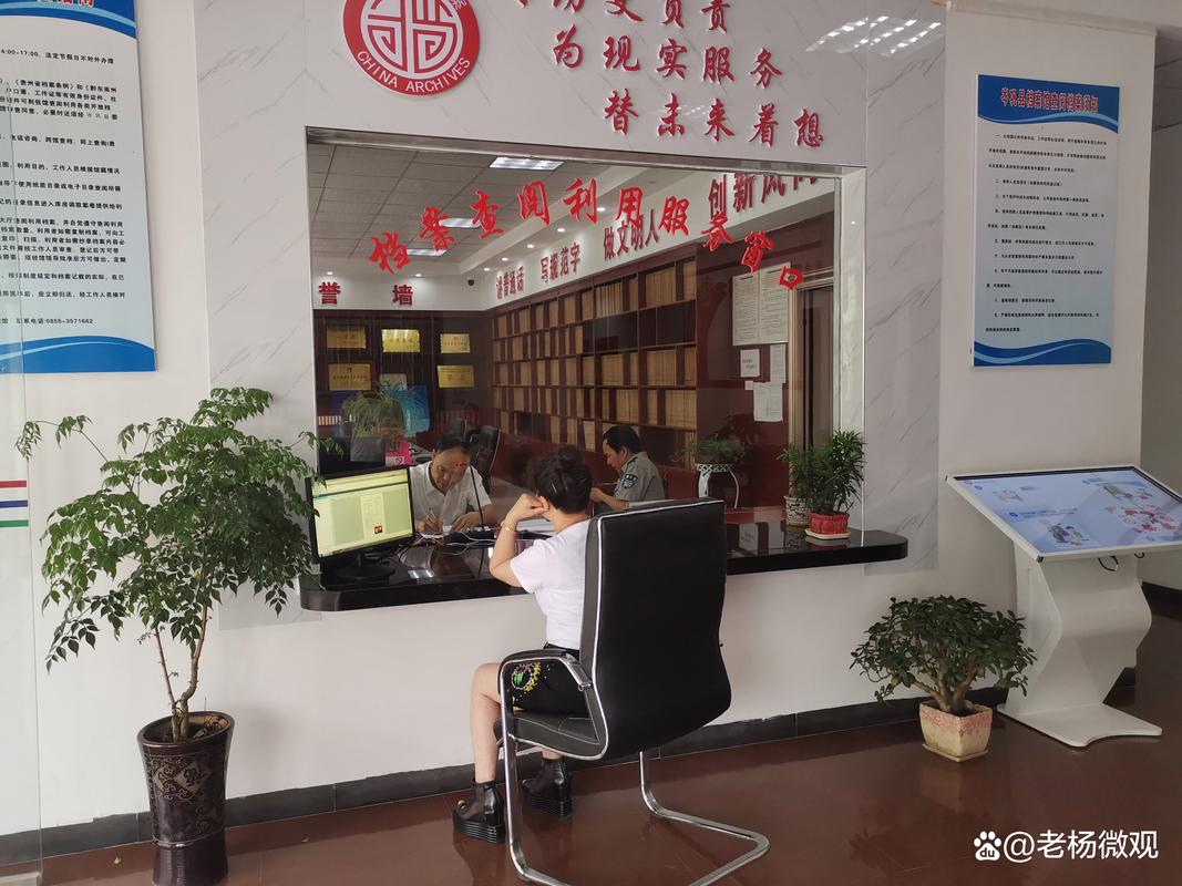 自然资源局采矿权档案查询窗口工作实景图