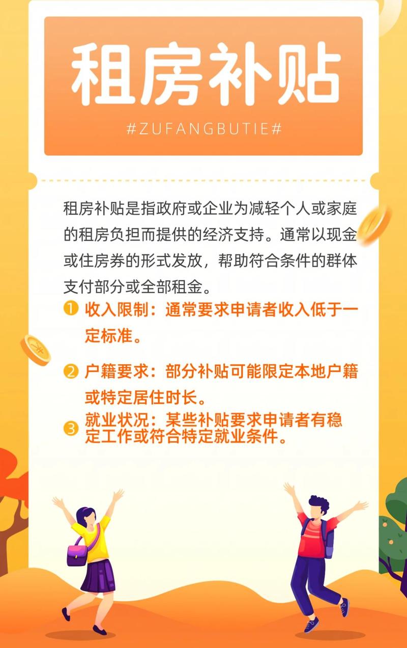 人才引进租房补贴概念图