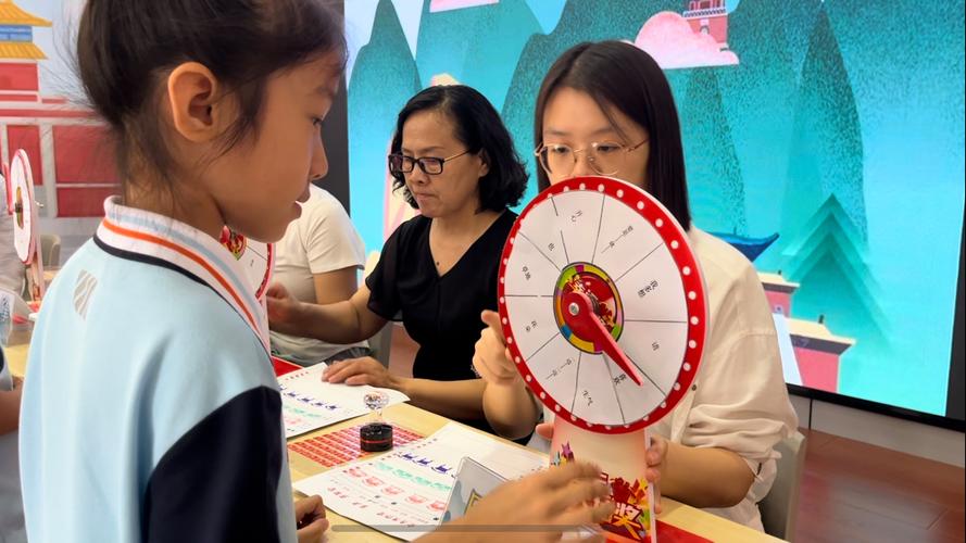 小学生正在进行乐考闯关游戏