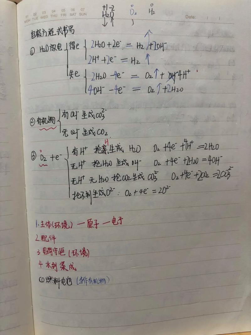 二、易混淆知识点:电极名称和反应式的写法