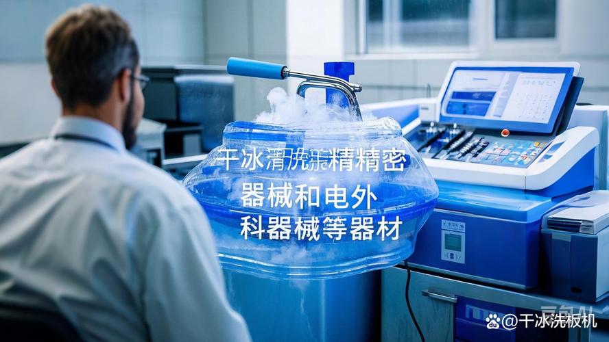 二、干冰清洗：给设备“搓个澡”不费水