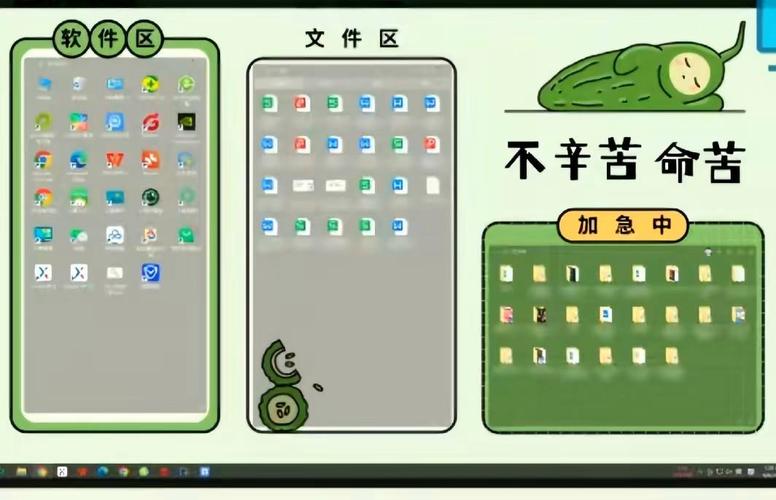 堆满写作干货收藏夹的电脑桌面截图