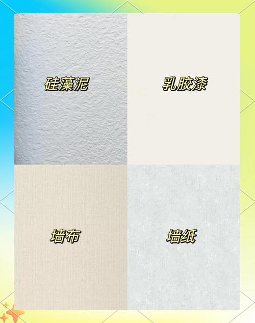 三种墙纸材质对比：无纺布纯纸PVC