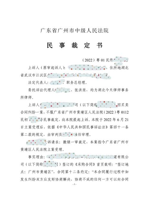 离婚案件管辖权异议终审裁定书样本