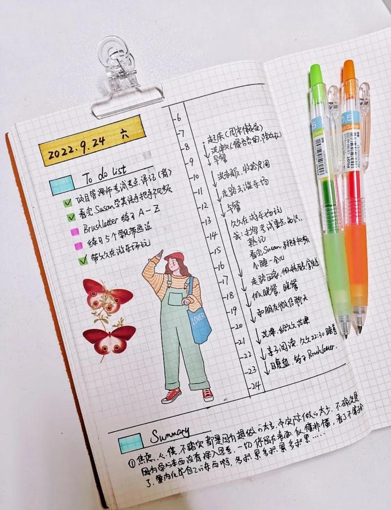 学业自我挖掘日常心流记录手账