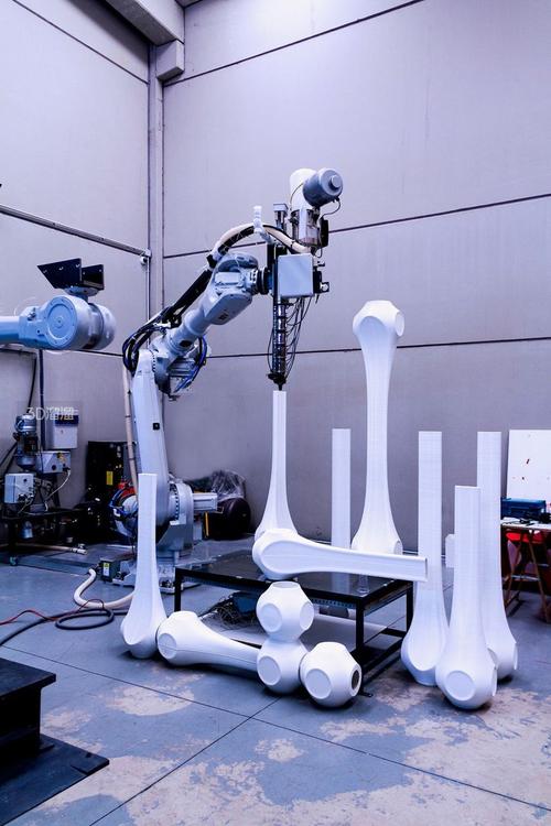 学生工业机器人腕部设计3D打印样机走线磨损实拍
