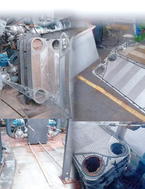 板式换热器结垢堵塞现场拆解照片