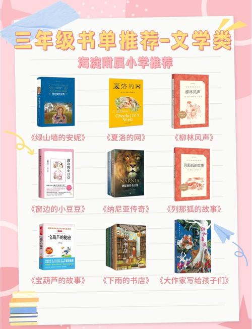 小学三年级学生在图书馆选择书籍