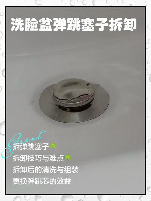 弹跳式洗菜池下水塞拆洗细节