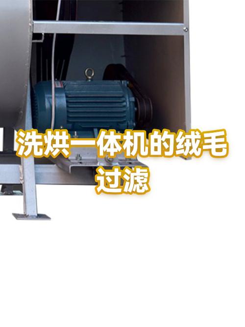 洗烘一体机绒毛过滤器清理前后对比