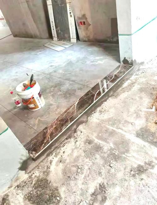 装修门槛石正确湿铺满铺工艺图