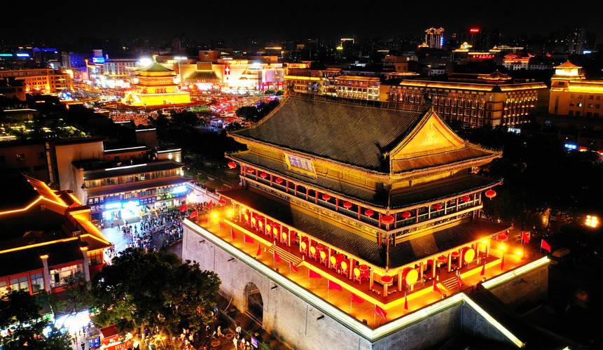钟鼓楼全景广场