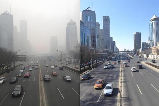 城市不同时段晨练点空气污染对比图