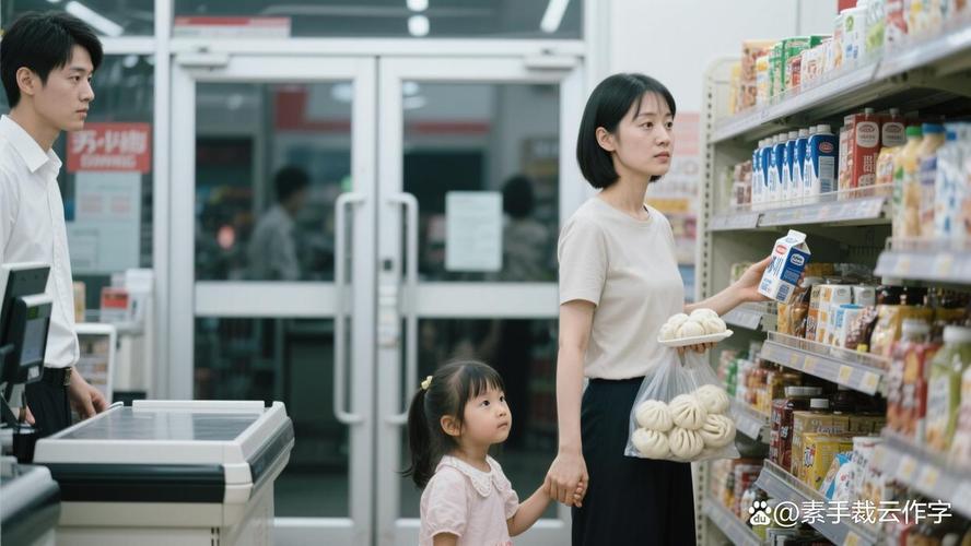 楼下便利店门口,我撞见的那出亲子戏